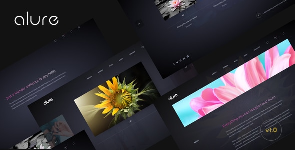 Alure - Creative Multipurpose Portfolio WordPress Theme Logo
